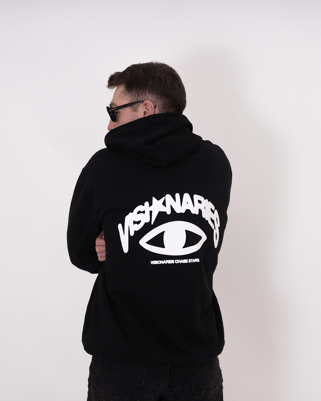 VISIONARIES CHASE STARS BLACK HOODIE